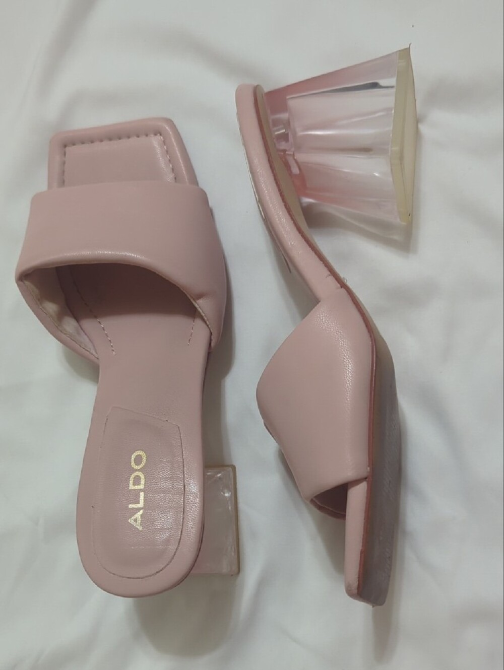 ALDO Women's Kylah Heel Sandal, Color Light Pink Size 7.5 - Picture 8 of 14